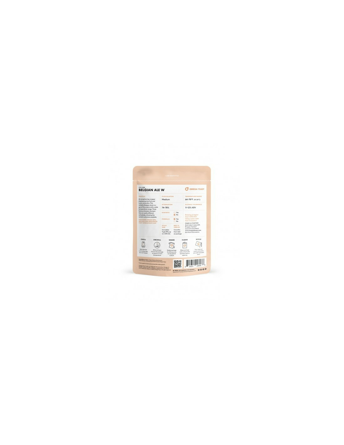 Ale Belge W (OYL-028) Omega Yeast Labs 2 Ale Belge W (OYL-028) Omega Yeast Labs – Image 2