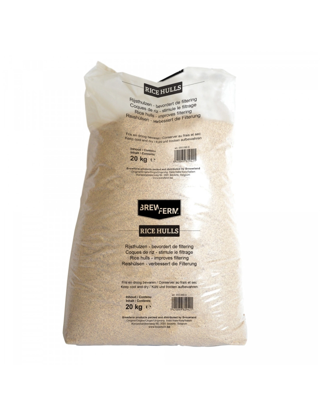 Brewferm Coques De Riz - (Paille De Riz) 1 Brewferm Coques De Riz - (Paille De Riz)