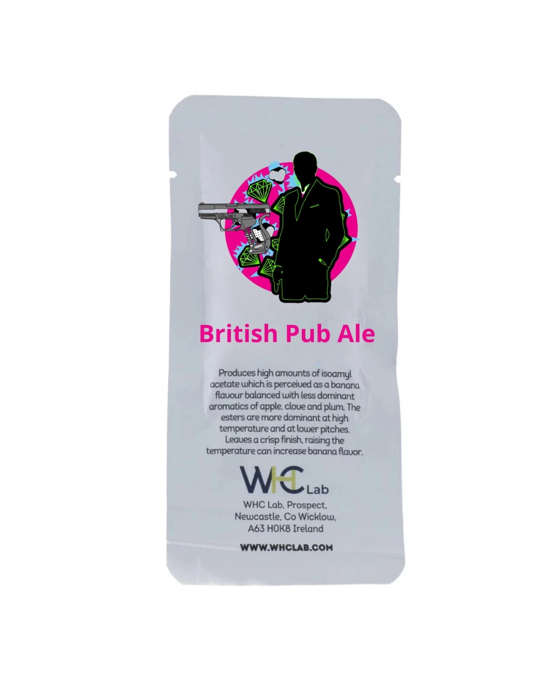 British Pub Ale (BLOND) - Levure Anglaise Déshydratée (11gr) WHC Lab 1 British Pub Ale (BLOND) - Levure Anglaise Déshydratée (11gr) WHC Lab