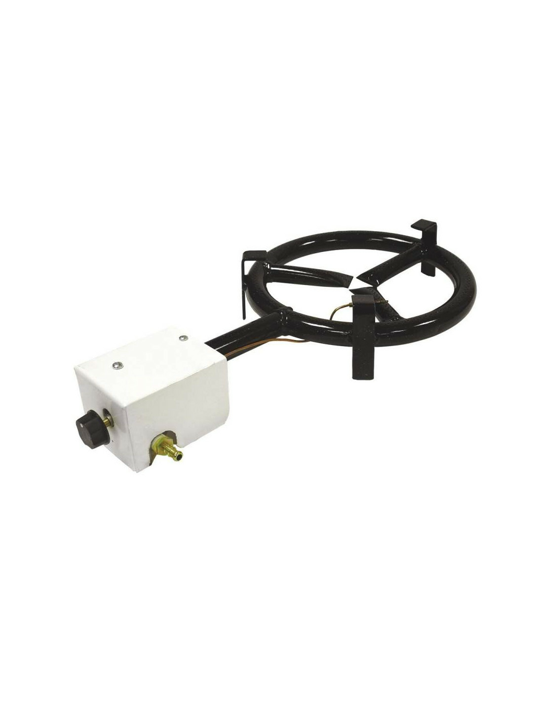 Bruleur à Gaz Naturel 30cm 7kw + Pare-flammes 1 Bruleur à Gaz Naturel 30cm 7kw + Pare-flammes