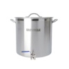 Cuve De Brassage Inox 70 L Avec Robinet à Boisseau Sphérique (45 X 45 Cm)