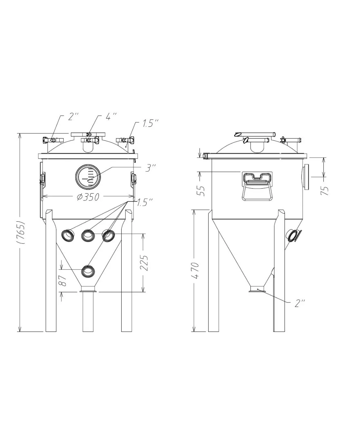 Cuve De Fermentation 30L En Inox - Conicus Pro 10 Cuve De Fermentation 30L En Inox - Conicus Pro – Image 10