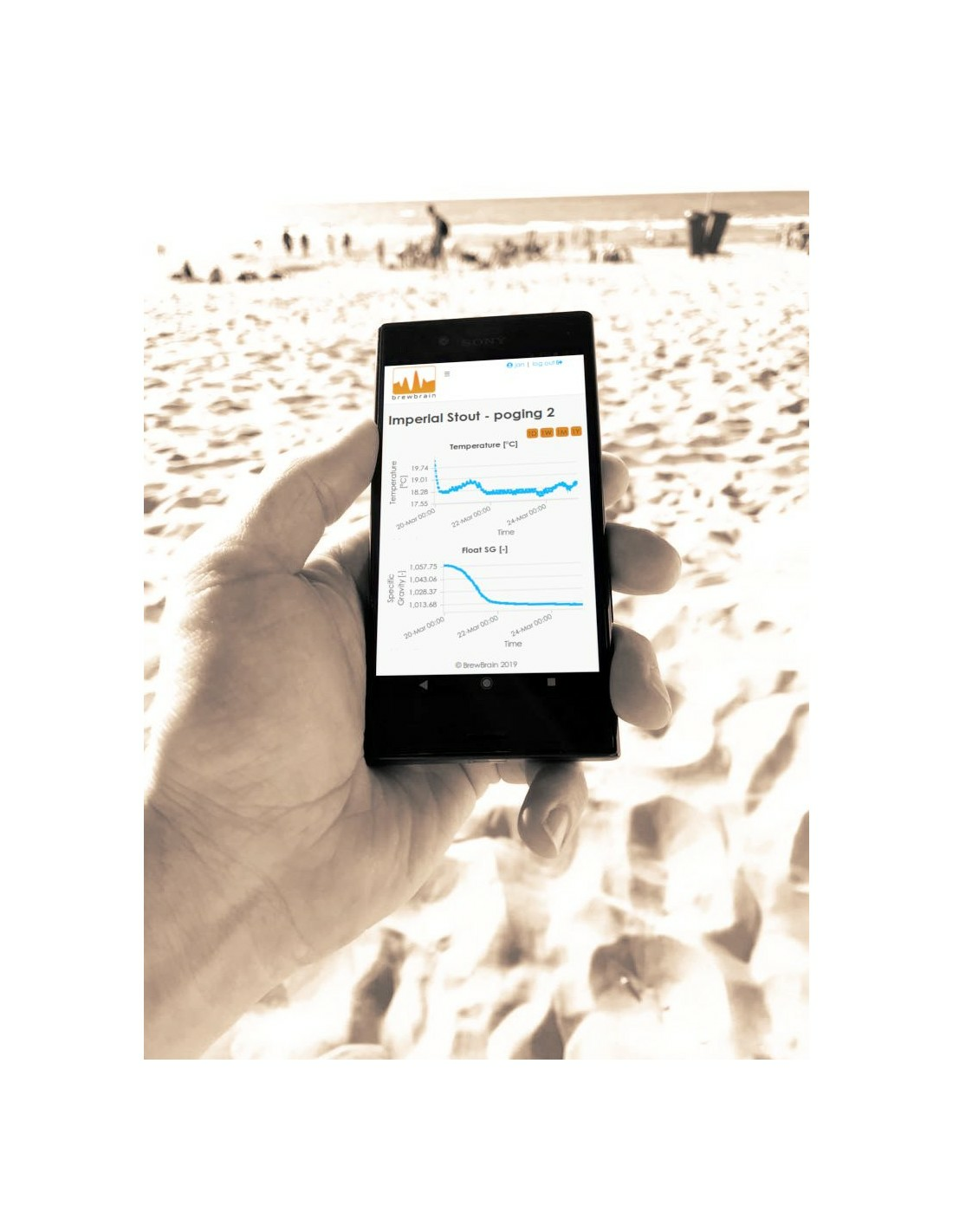 Densimètre Float + Température WIFI - Brewbrain 5 Densimètre Float + Température WIFI - Brewbrain – Image 5