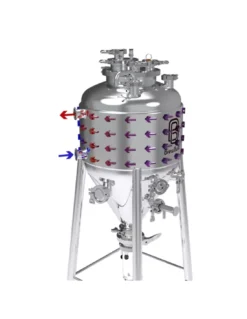 Fermenteur Conique Uni à Double Enveloppe BrewBuilt® X3 - 26 L -Magasin De Bière Autofinancé fermenteur conique uni a double enveloppe brewbuilt x3 26 l 2