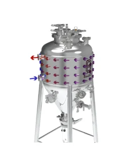Fermenteur Conique Uni à Double Enveloppe BrewBuilt® X3 - 53 L -Magasin De Bière Autofinancé fermenteur conique uni a double enveloppe brewbuilt x3 53 l 3