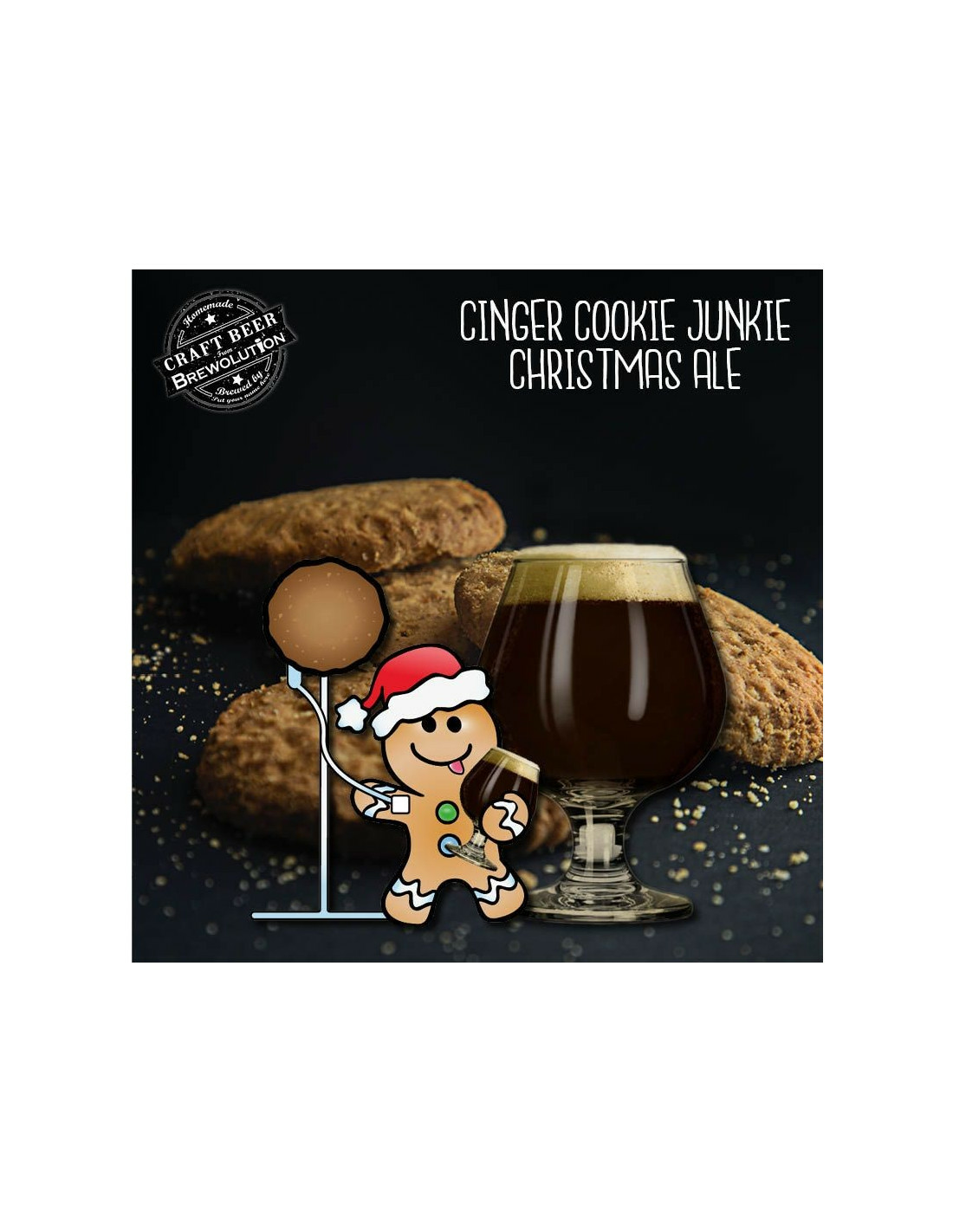 Ginger Cookie Junkie Christmas - 25 L - Non Concassé 1 Ginger Cookie Junkie Christmas - 25 L - Non Concassé