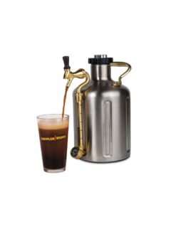 GrowlerWerks UKeg™ 64 Acier Inoxydable - 1,9 L