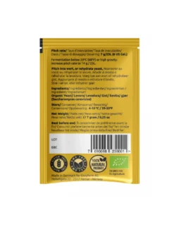 K.1 Voss Yeastery Levure De Bière Sèche Bio - 7 Gr -Magasin De Bière Autofinancé k1 voss yeastery levure de biere seche bio 7 gr 2