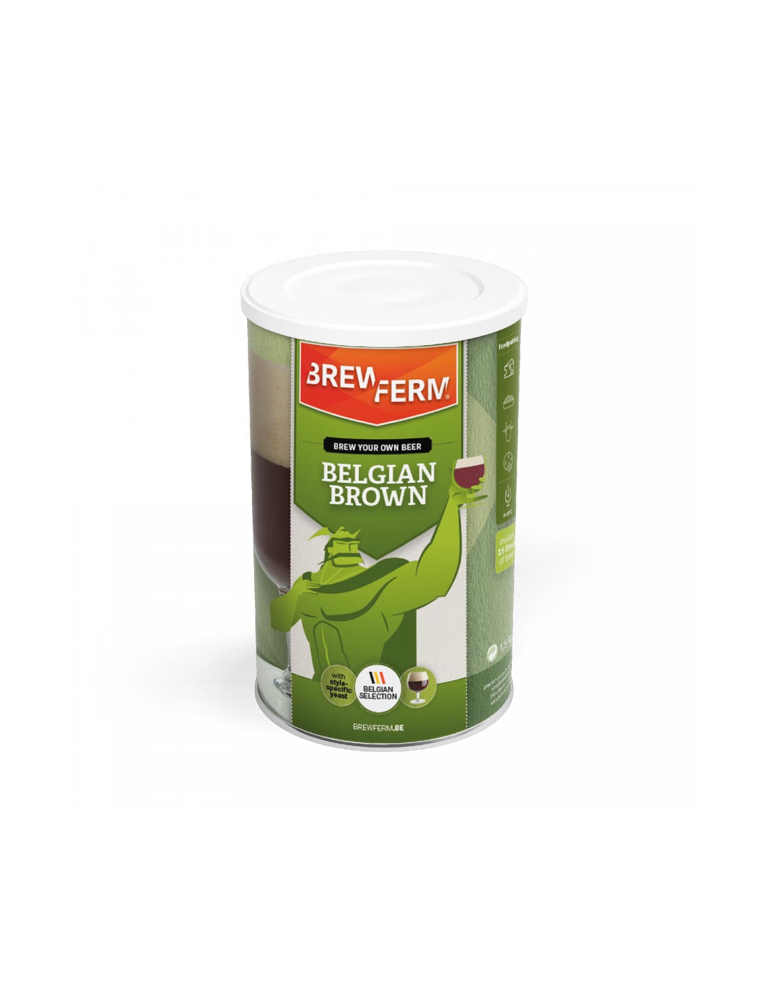 Kit à Bière Belgian Brown BREWFERM Pour 15 L 1 Kit à Bière Belgian Brown BREWFERM Pour 15 L