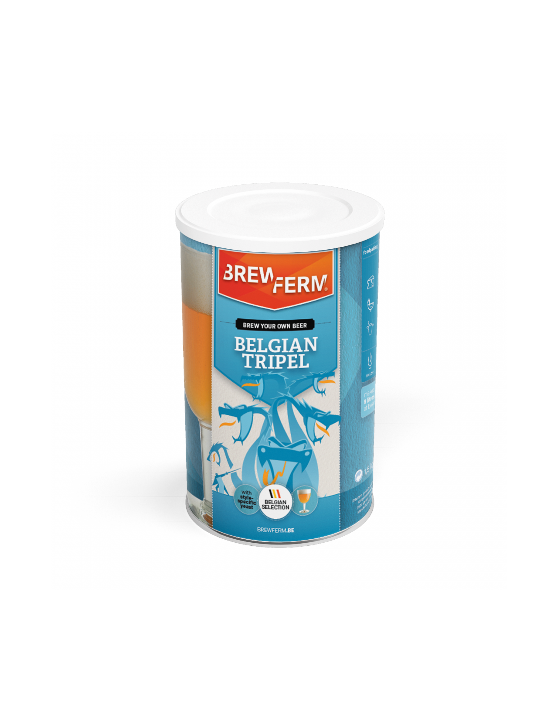 Kit à Bière BREWFERM Triple Pour 9 L 1 Kit à Bière BREWFERM Triple Pour 9 L