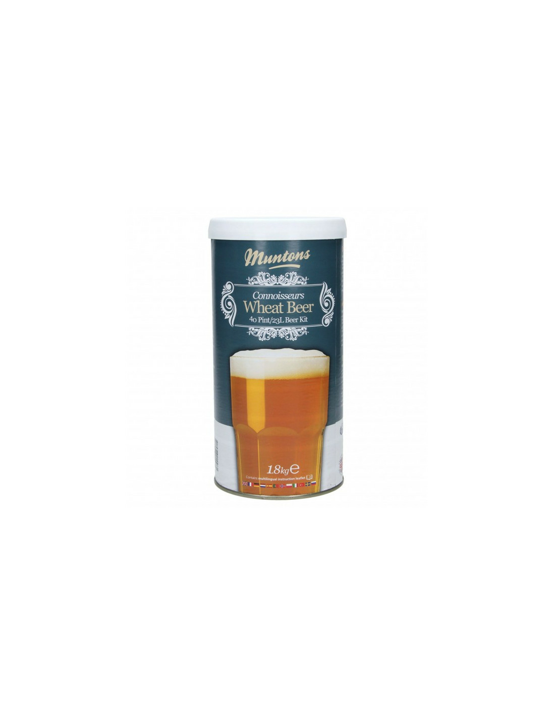Kit De Bière Muntons Wheat (blanche) 23L 1 Kit De Bière Muntons Wheat (blanche) 23L