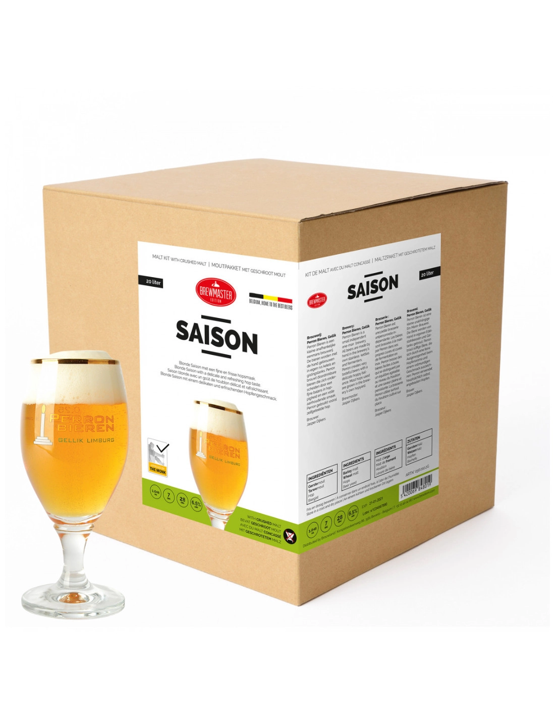 Perron Bieren Saison - 20L - Concassé 1 Perron Bieren Saison - 20L - Concassé