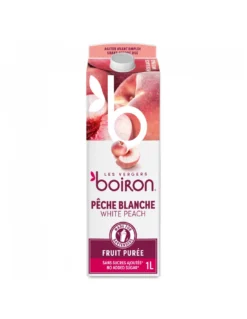 Purée De Pêche Blanche 1L - Boiron