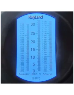 Réfractomètre LED Sabre Trois échelles - Kegland -Magasin De Bière Autofinancé refractometre led sabre trois echelles kegland 3