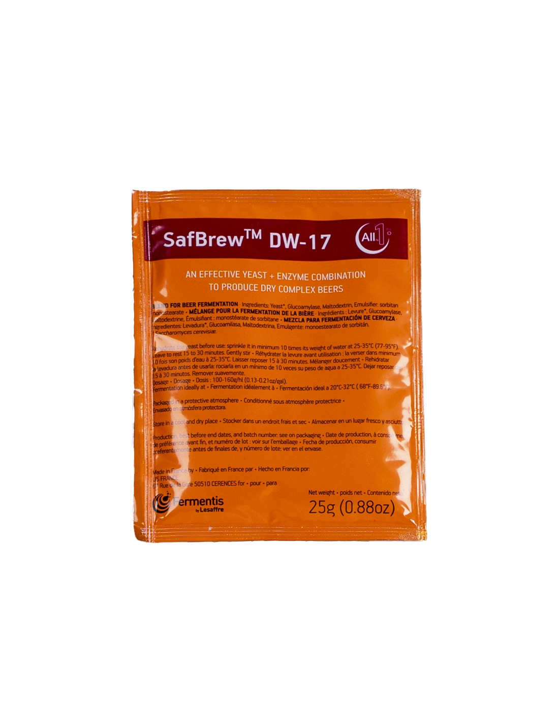SafBrew™ DW‑17 (25 Gr) 1 SafBrew™ DW‑17 (25 Gr)