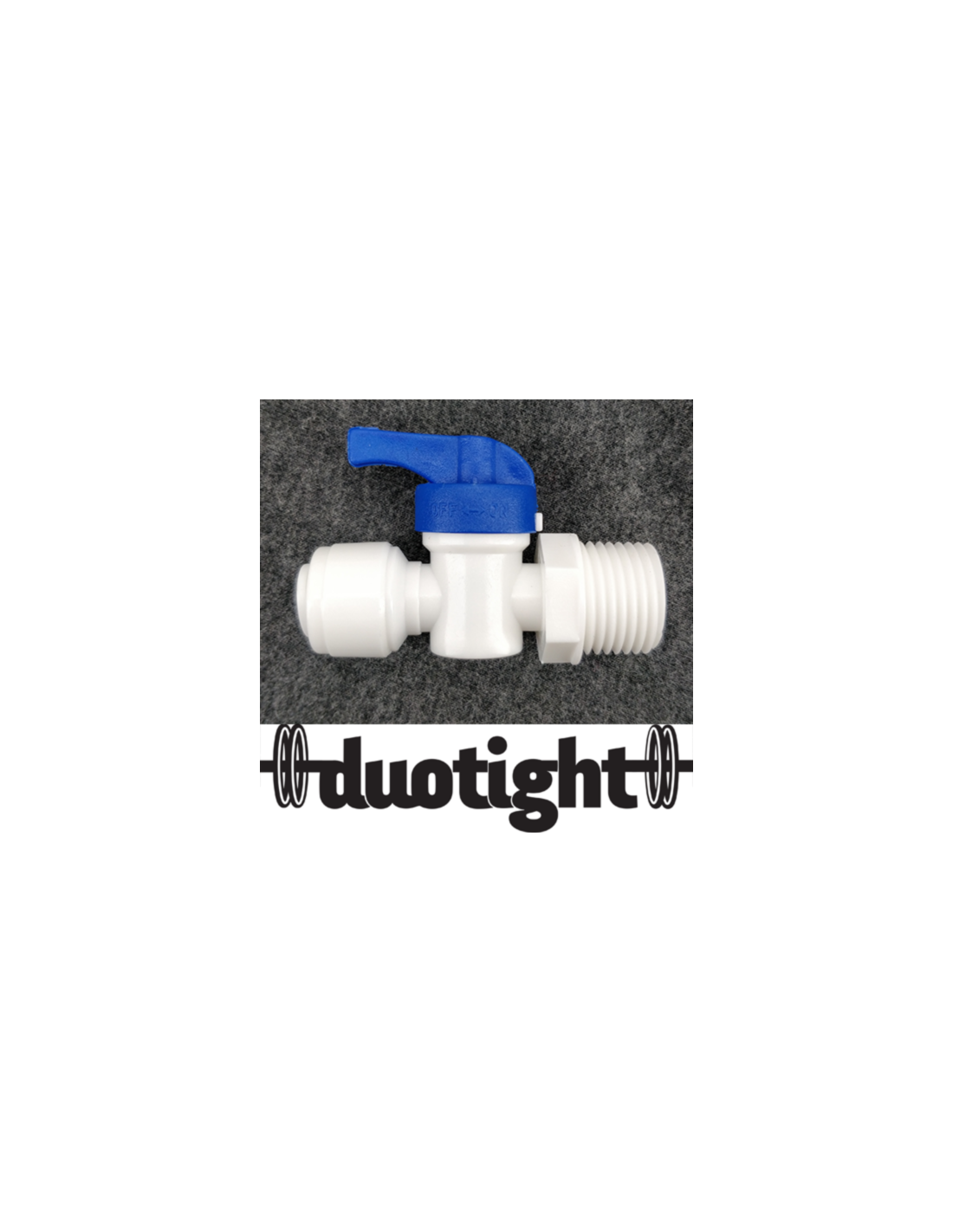 Vanne à Boisseau Sphérique Duotight 9,5 Mm. (3/8″) X 1/2″ Mâle 1 Vanne à Boisseau Sphérique Duotight 9,5 Mm. (3/8″) X 1/2″ Mâle